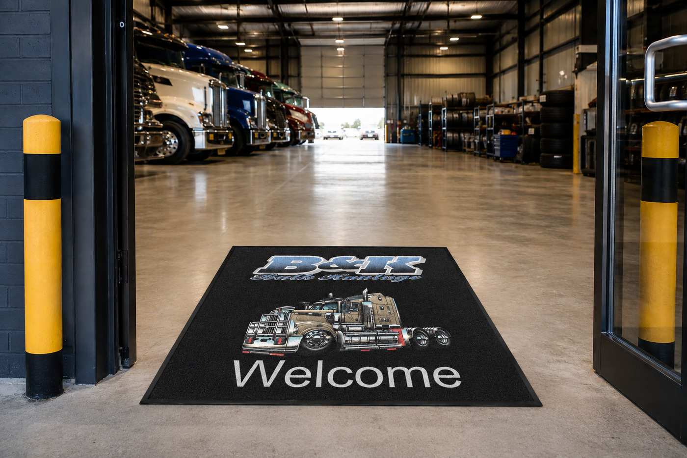 Nylon Heavy Duty Printed Logo Mats 2